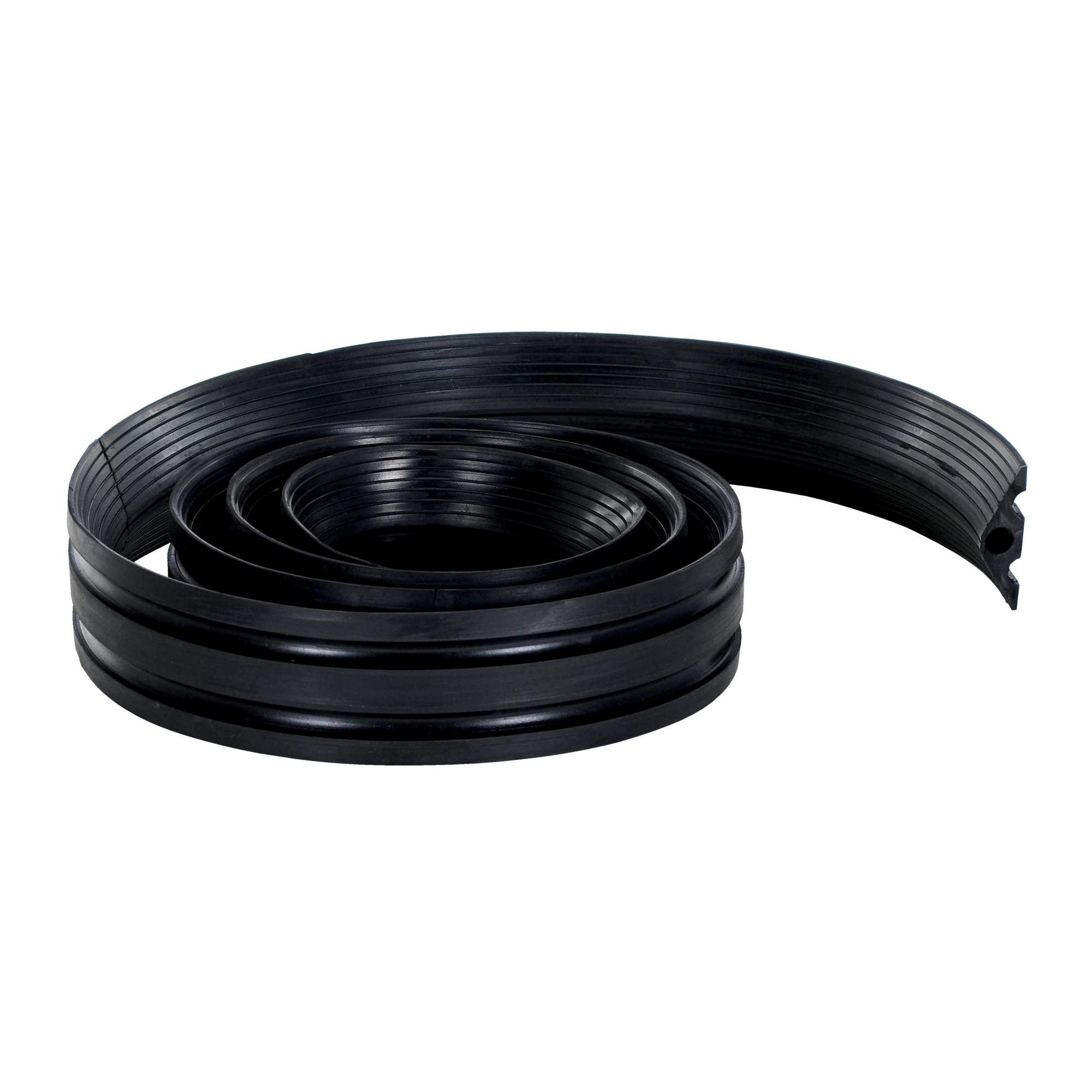 Vestil Rubber Cord Protector - 12ft., 6600-Lb. Capacity, Low Profile, Model# C-75-12